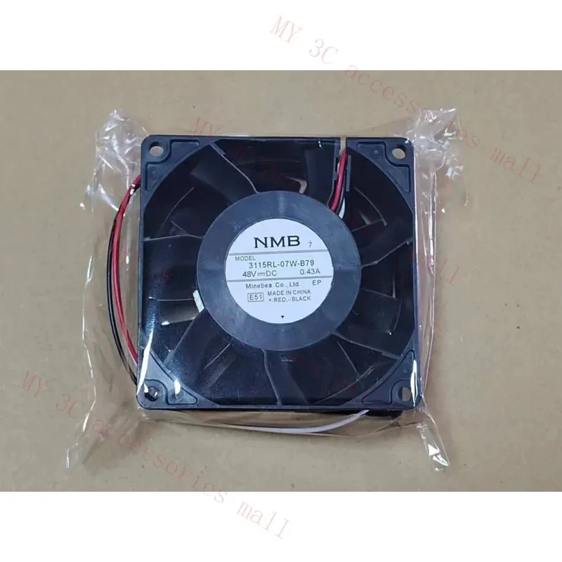 1 шт. для NMB 3115RL-07W-B79 48 В 0,43 А охлаждающий вентилятор 80X80X38MM