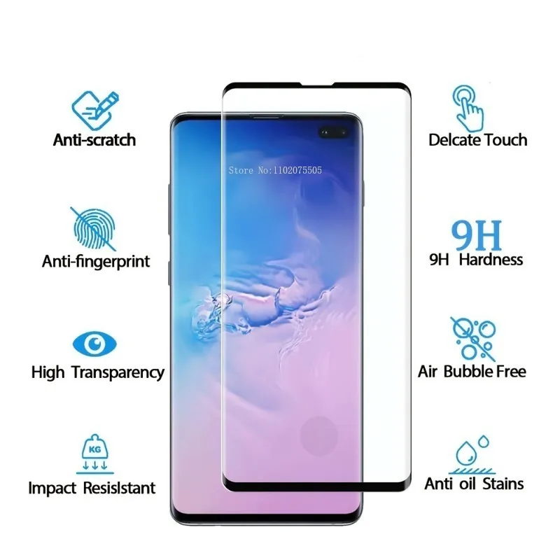Фото Защитное стекло для Samsung S23 S23 Plus S23 Ultra S22 S22 + S22 Ultra S21, 2 шт. №4