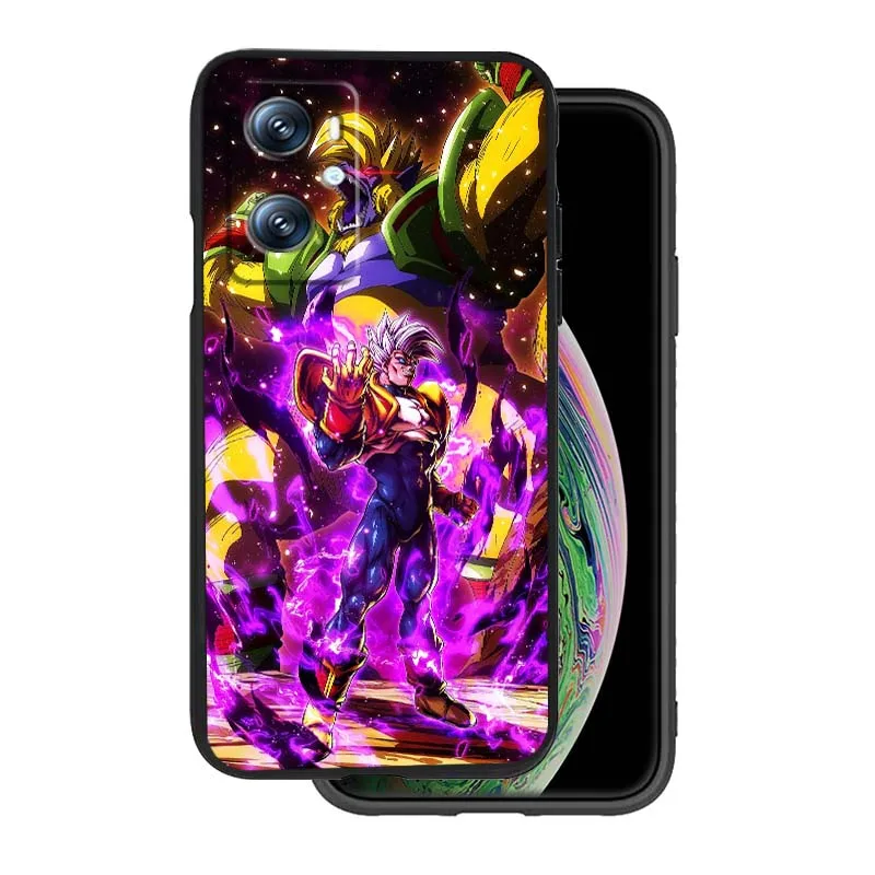 Фото Серебристый чехол для телефона Dragon Ball Cool для OPPO Reno 7 A96 A40 A58 5 6 Realme GT A74 A78 Neo2 A74 A78 Find X5 X3 X7 X8 Черный №4