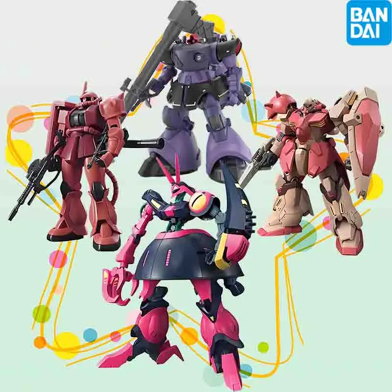 Фото Высокое качество Bandai Original GUNDAM HG Series MeO2R-FO1 MESSER TVPE-FO1 MS-06S ZAKU BAUND аниме фигурка в сборе модель игрушки №2