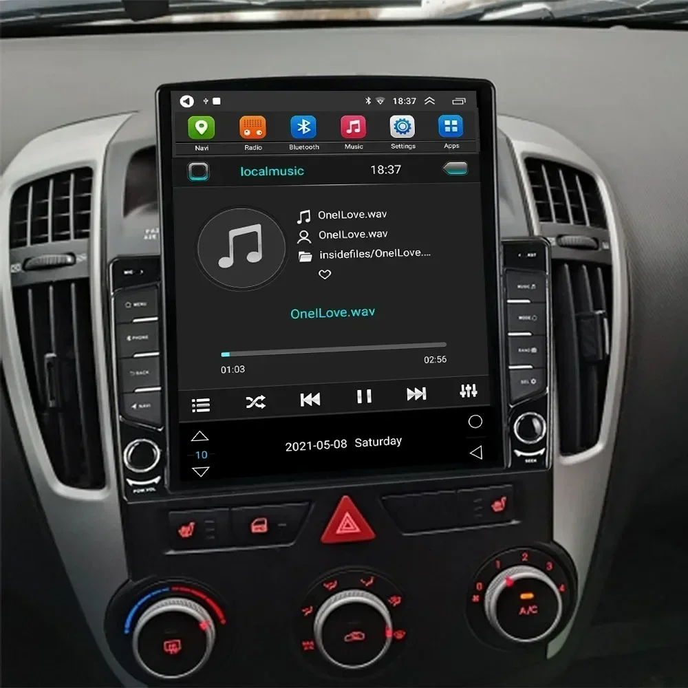 Tesla Style 2Din Android 14.0 Автомобильный радиоприемник для KIA CEED 2010 2011 2012 Мультимедийный видеоплеер GPS Стерео Carplay DSP RDS Камера (art.: 3920cf2fdd1b7) - 3920cf2fdd1b7