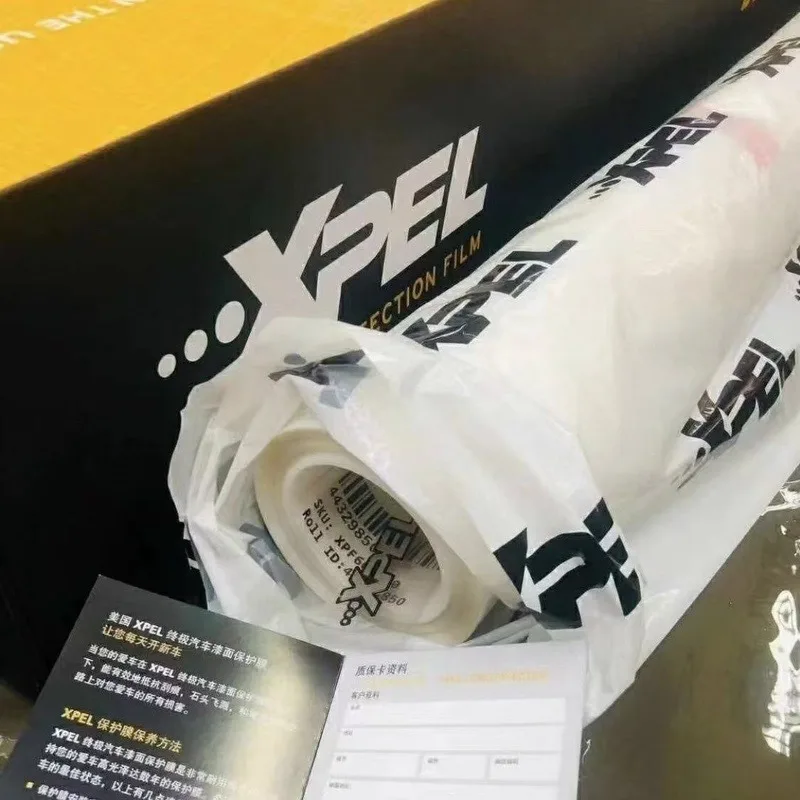 Фото XPEL PPF пленка 9,5 мил 152 см x 15 м прозрачная XPEL Lux Plus защитная пленка для краски из ТПУ рулонная матовая черная автомобильная защитная пленка автомобильная пленка №5