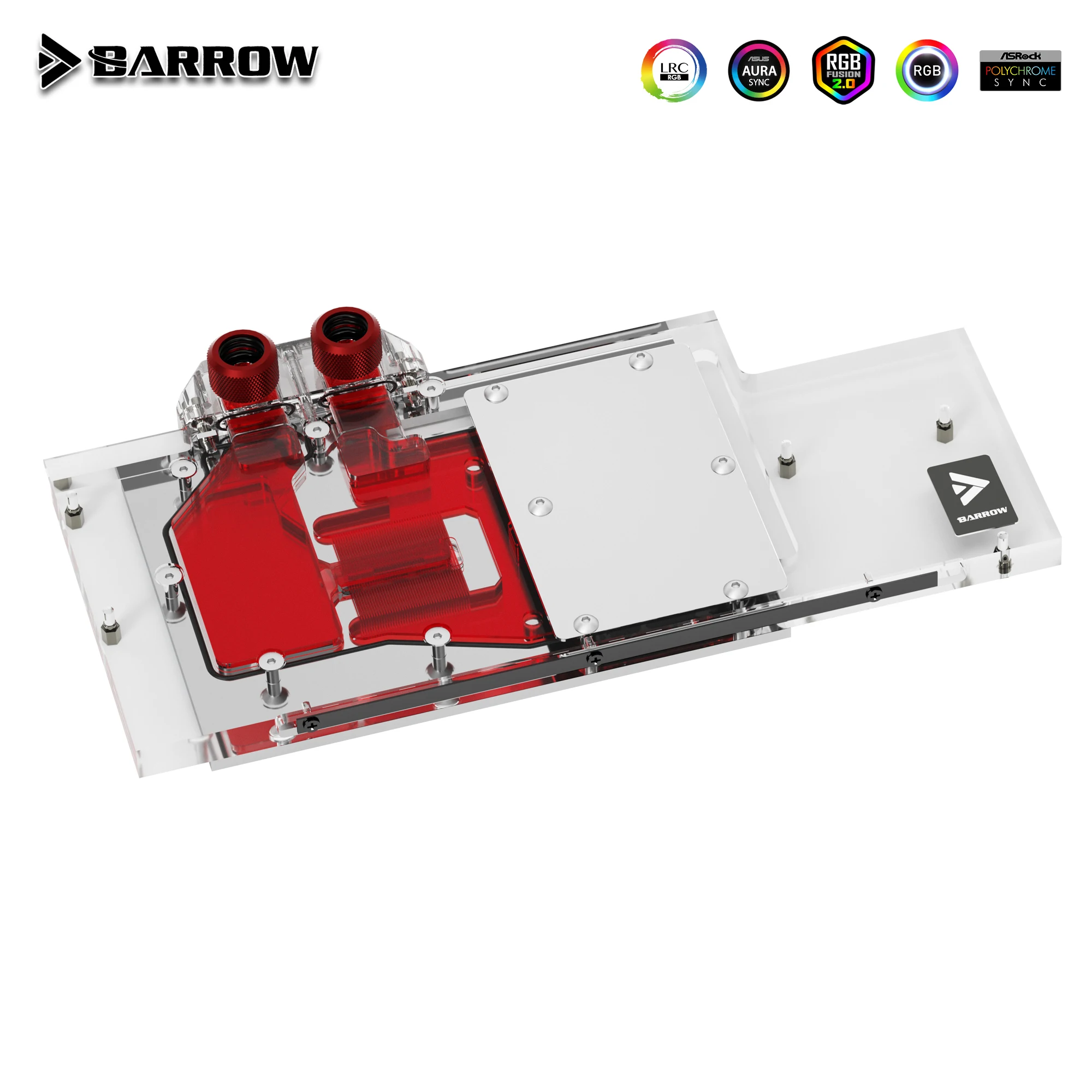 Водяной блок Barrow для графического процессора VGA MSI RTX 3090/3080 Ti GAMING X TRIO 5V ARGB 3PIN материнская плата AURA SYNC