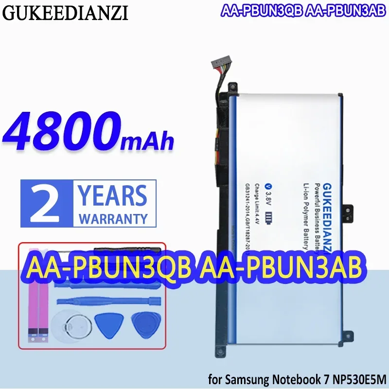 Аккумулятор большой емкости GUKEEDIANZI, фотоемкость 4800 мАч для Samsung Notebook 7 Notebook7 NP530E5M NP800G5M NP740U5L