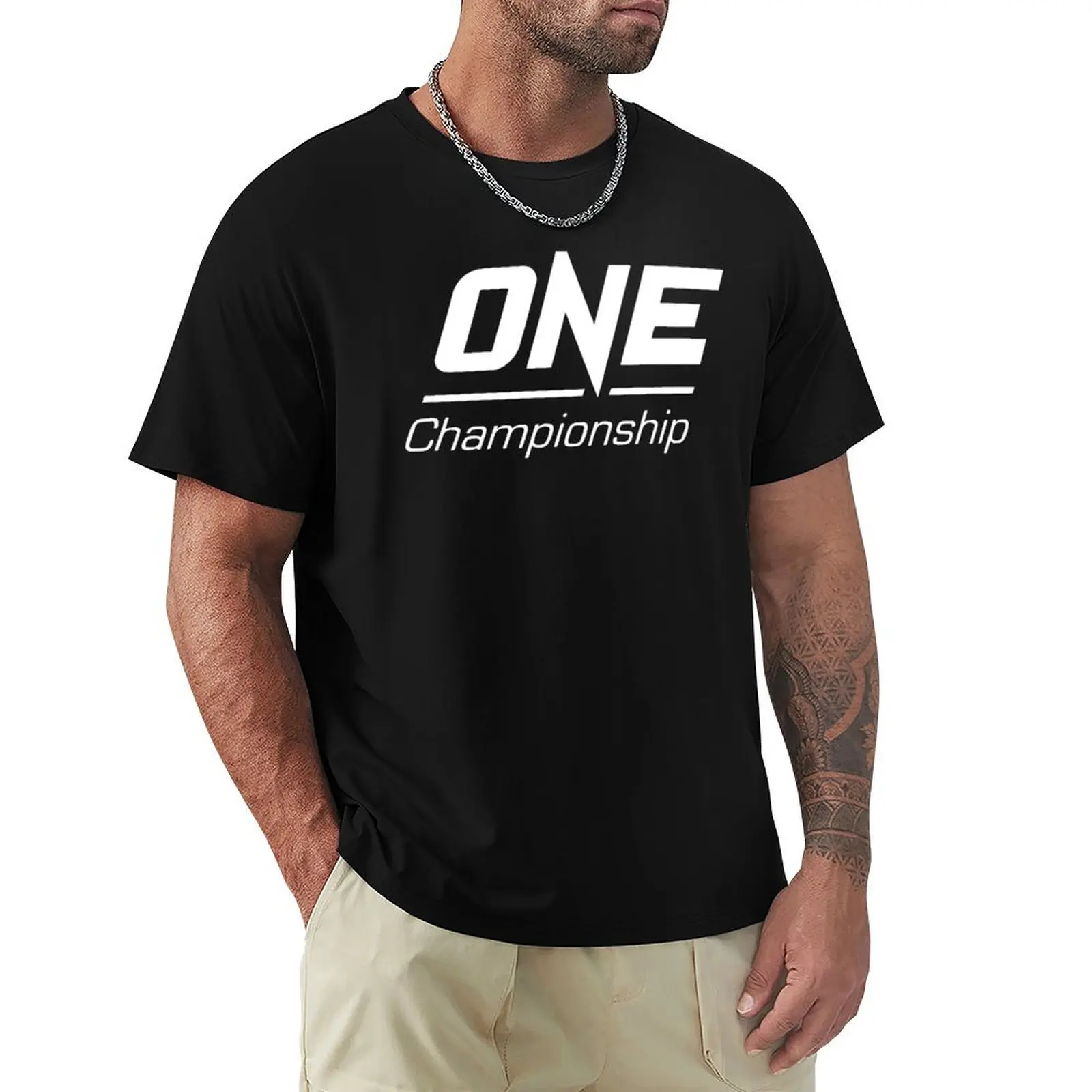 Футболка ONE Championship, необходимая футболка, футболки с рисунком рэпера, персонализированная футболка, мужская футболка, мужские футболки с рисунком