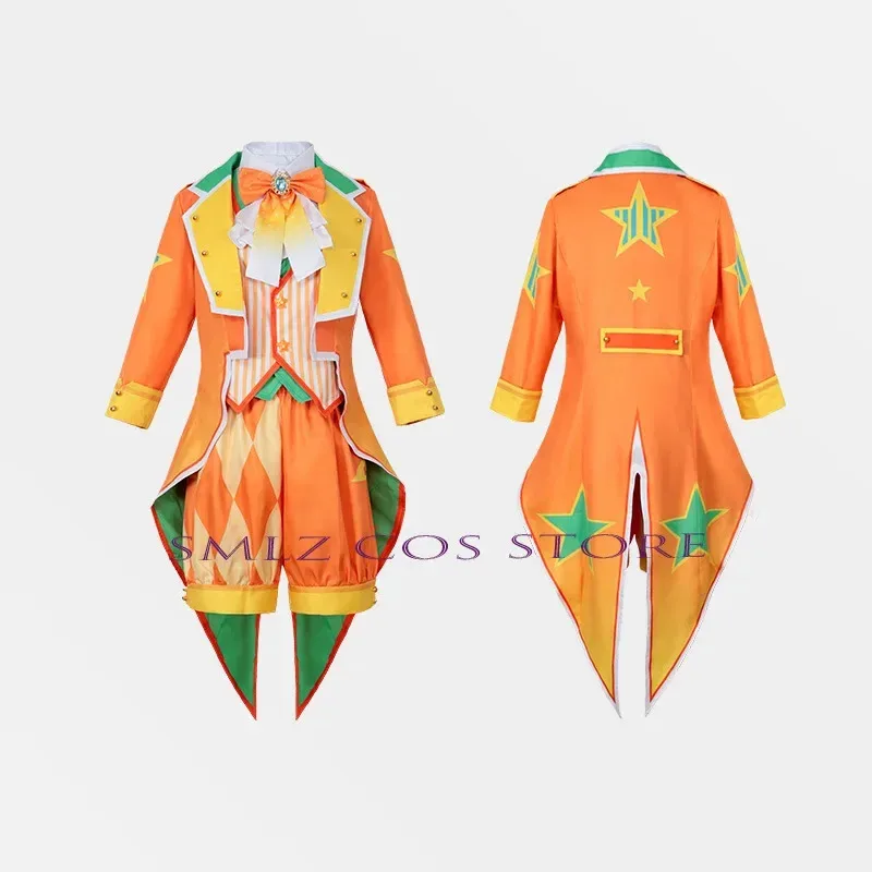 Фото CyAnime PJSK Stage Feat Косплей Beat Virtual Singer Design Orange Rin Косплей Len Платье Униформа Костюмы Костюмы для девочек B №2