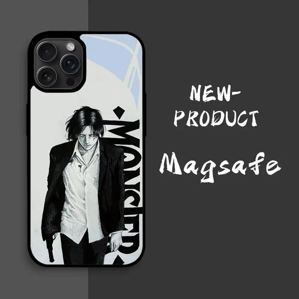 Фото Чехол для телефона Naoki Urasawa S Monster для IPhone 16 15 14 13 12 11 Pro Xs Max Mini XR X 7 8 Plus Luxury Mirror Hard Funda №5