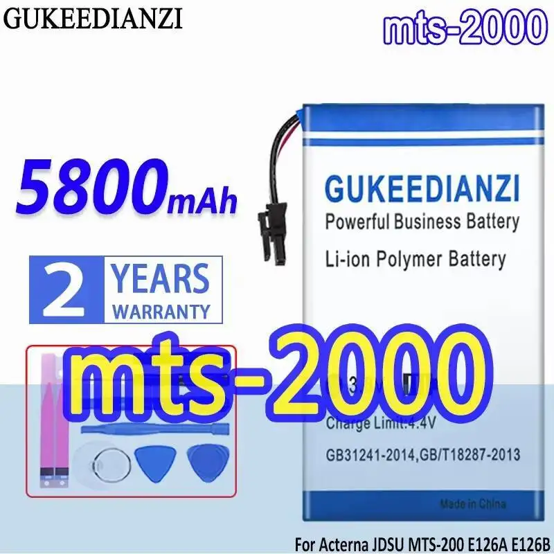 Mts-2000 636395 Стабильный экологически чистый аккумулятор 5800 мАч для Acterna Jdsu Viavi Smartotdr E126A E126B Otdr