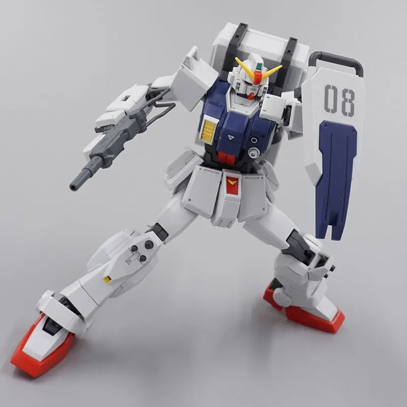 Фото В наличии Модель KUKU KK 1/144 HG RX-79G Грунтовой тип Коллекция сборки Модель Комплект Фигурка Робот Наборы пластиковых моделей Игрушка в подарок №2