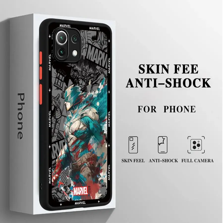 Marvel Retro Spiderman Ironman Phone Case for Xiaomi Mi 9T 12T 11 Lite 13 Lite 12 13 Pro 10T 12T Pro 11T 11T Pro 10T Pro Cover (art.: 3920ca7a3fedf) - 3920ca7a3fedf
