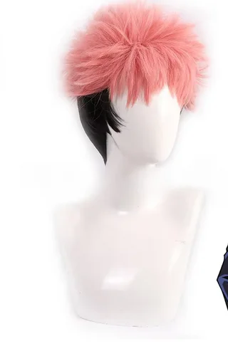 Игра Jujutsu Kaisen Itadori Yuji Косплей Синтетический парик Аниме Костюмы на Хэллоуин для женщин