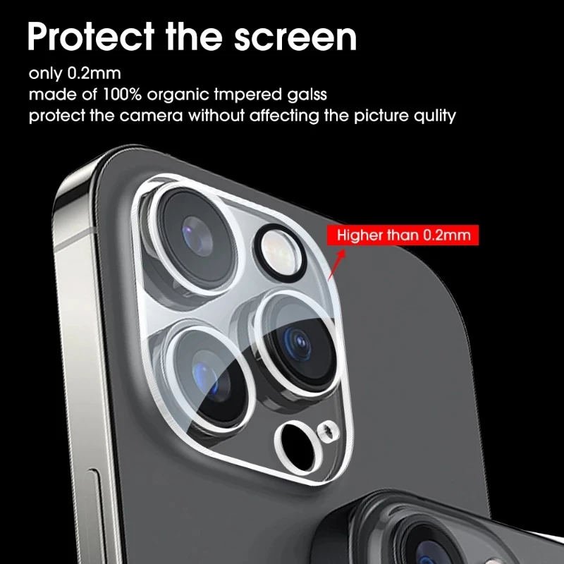 3 шт., Защитное стекло для объектива камеры IPhone 13 14 Pro Max 15 (art.: 3920c692c20be) - 3920c692c20be