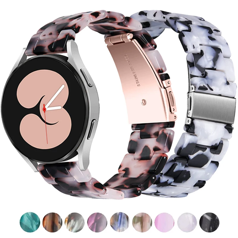 Ремешок резиновый для Samsung Galaxy Watch 4 3 Classic 5 Pro Active 2/Gear S3 Correa, браслет для Huawei Watch GT 2 3, 22 мм 20 мм