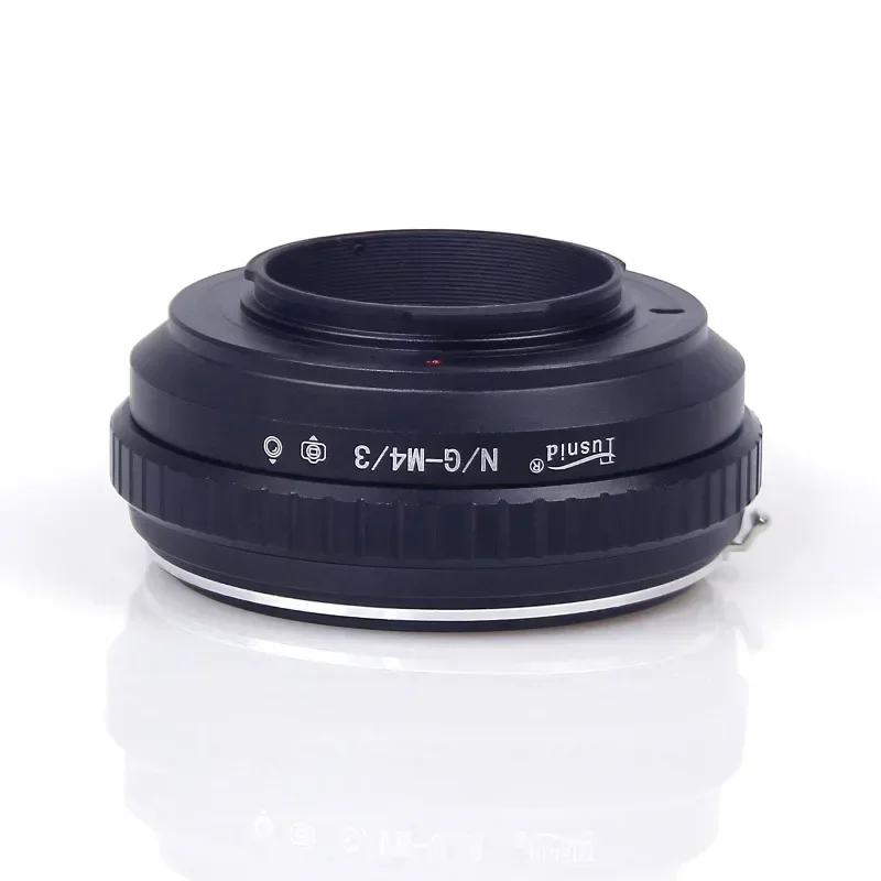 NG-M43 PRO Встроенный адаптер для объектива с регулировкой диафрагмы Подходит для объектива Nikon F с креплением G подходит для камеры Micro Four Thirds 43 (art.: 3920ccde96ac4) - 3920ccde96ac4