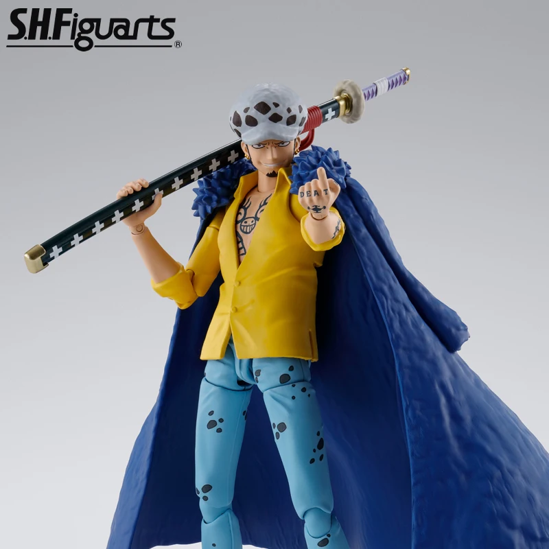 Оригинальная фигурка Bandai S.h. Фигуарт, Трафальгар, закон, рейд на Onigashima, экшн-фигурка 16 см, Коллекционная модель, игрушка