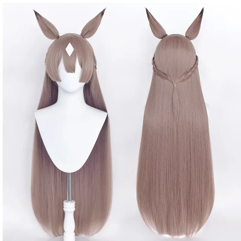 Фото Uma Musume Pretty Derby Curren Chan/Satono Diamond/Oguri Cap Косплей Парик Термостойкие синтетические волосы Парики для вечеринок с MN13 №2