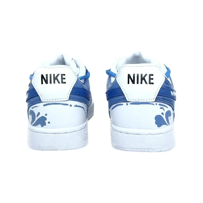 Фото 【Настроить】Nike Court Vision 1, обувь для скейтбординга, мужские кроссовки, DH2987-101 №4