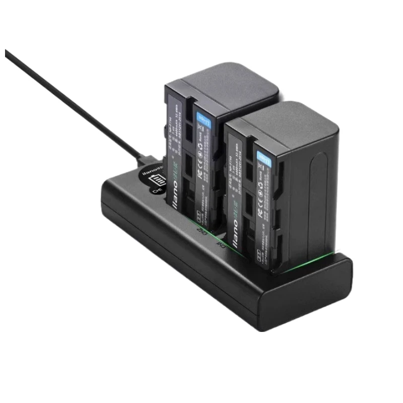 Сменный аккумулятор для камеры NP-F980 NP-F970 NP-F990 7,4 В 7800 мАч ~ 10400 мАч Порт USB-C для Sony MVC-FD91 MC1500C PLM-100 CCD-TRV35 (art.: 3920d02e5a8c9) - 3920d02e5a8c9