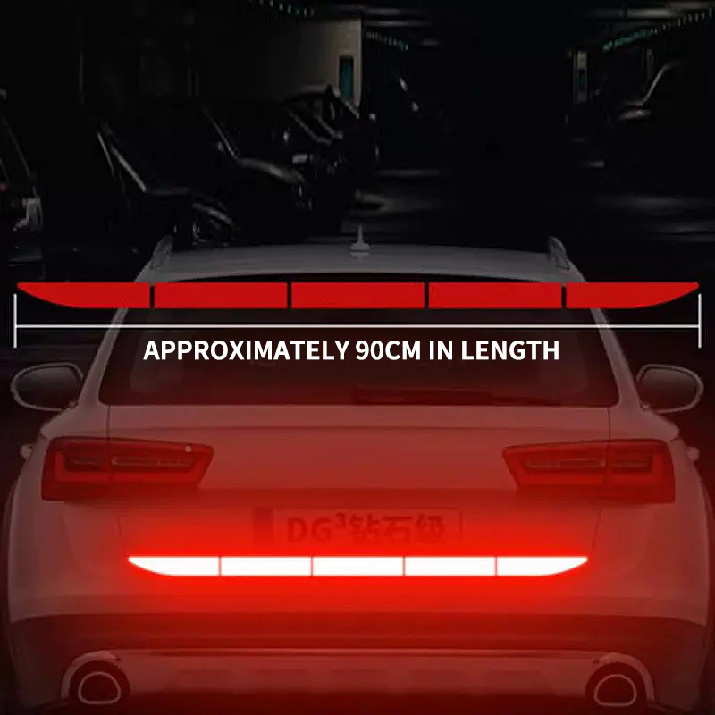 Фото Светоотражающая наклейка для автомобиля багажник для fiat grande punto mercedes sprinter alfa romeo mito dodge ram 1500 ford ka №5