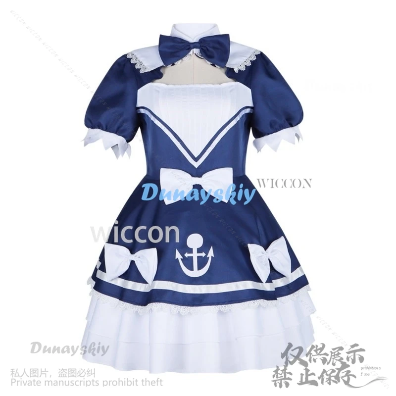 Hololive Minato Aqua Косплей Виртуальный YouTuber Kawaii Аниме Униформа Костюм Платье Горничной Лолита Розовые Парики Для Девочек Женщина Индивидуальные (art.: 3920cd44aaf4f) - 3920cd44aaf4f