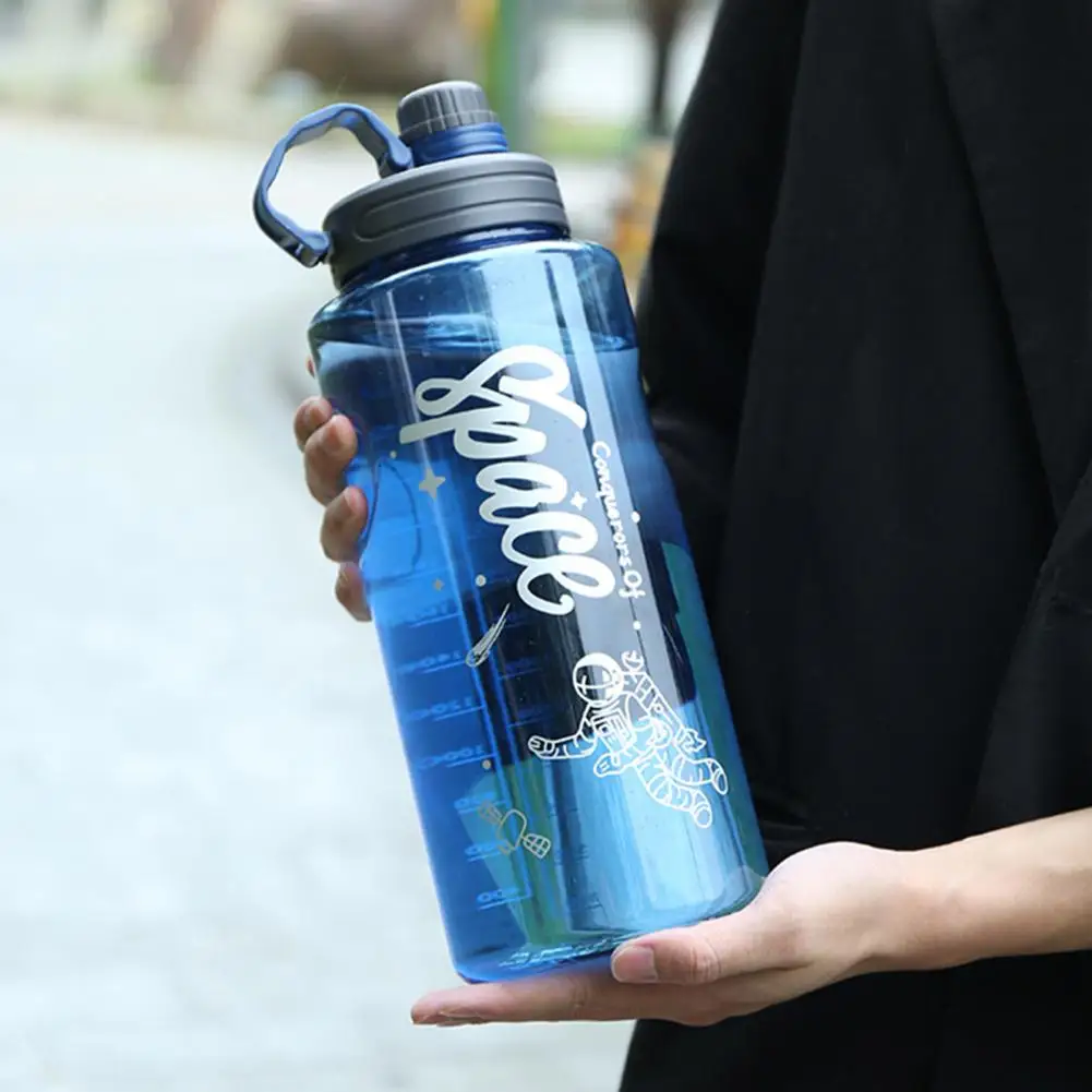 Бутылка для воды 1100/1500/2000/3000 мл, устойчивая к падению бутылка для атера, мотивационная спортивная бутылка для воды, большой спортивный чайник для питья в тренажерном зале