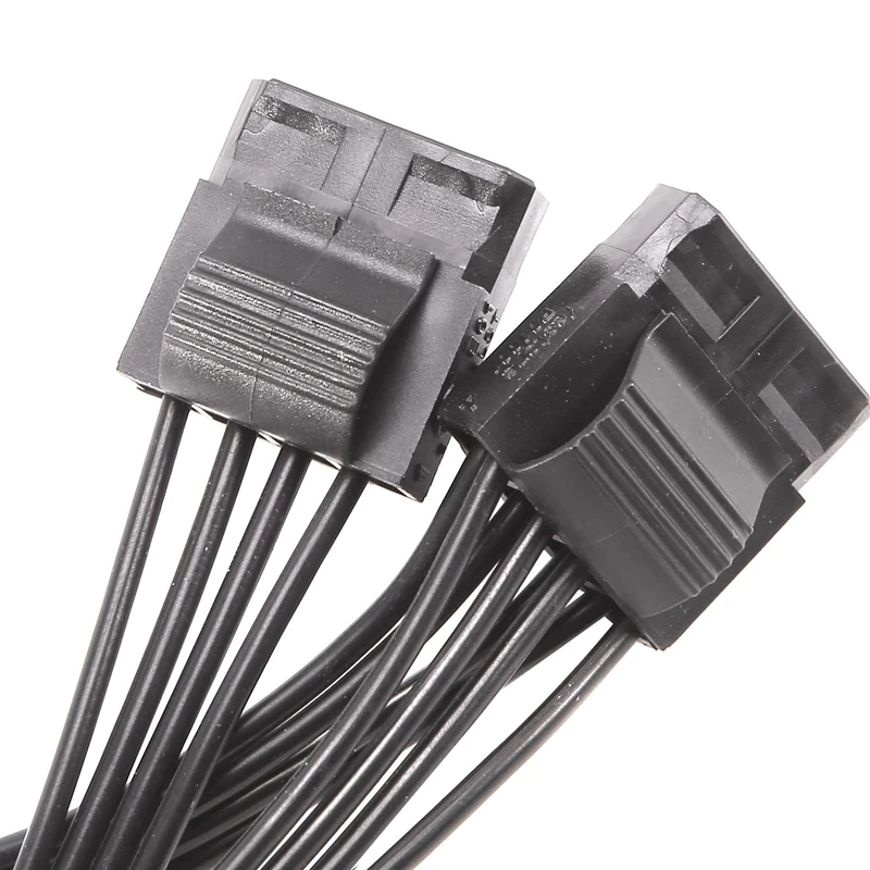 Фото Кабель питания для модульного блока питания Enermax, от 5Pin до 3 IDE Pcie 5Pin от 1 до 3 IDE от 5Pin до 3 портов (черный) №4