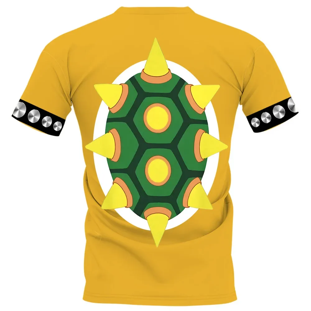 Kaus Pria Wanita с 3D принтом Bowser Kartun Футболка Casual Pria Wanita Harajuku Костюм Косплей Atasan Dropshipping XXS-6XL (art.: 3920ccc9c74f5) - 3920ccc9c74f5