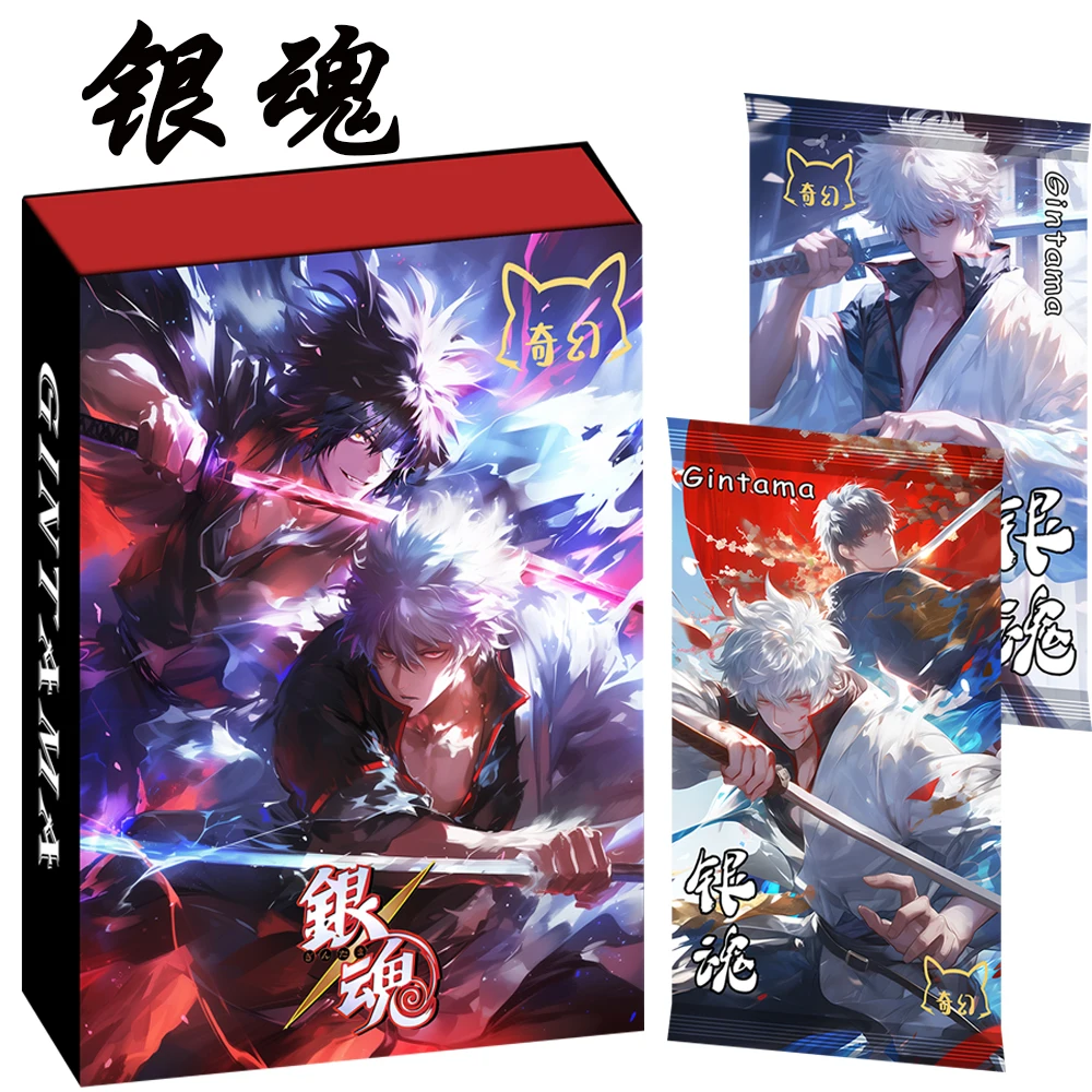 Коллекционная карточка Gintama для детей, забавная аниме экшн-карта Okita Sougo Hijikata Toushirou, креативная CD-карта с лазерной записью, рождественский подарок