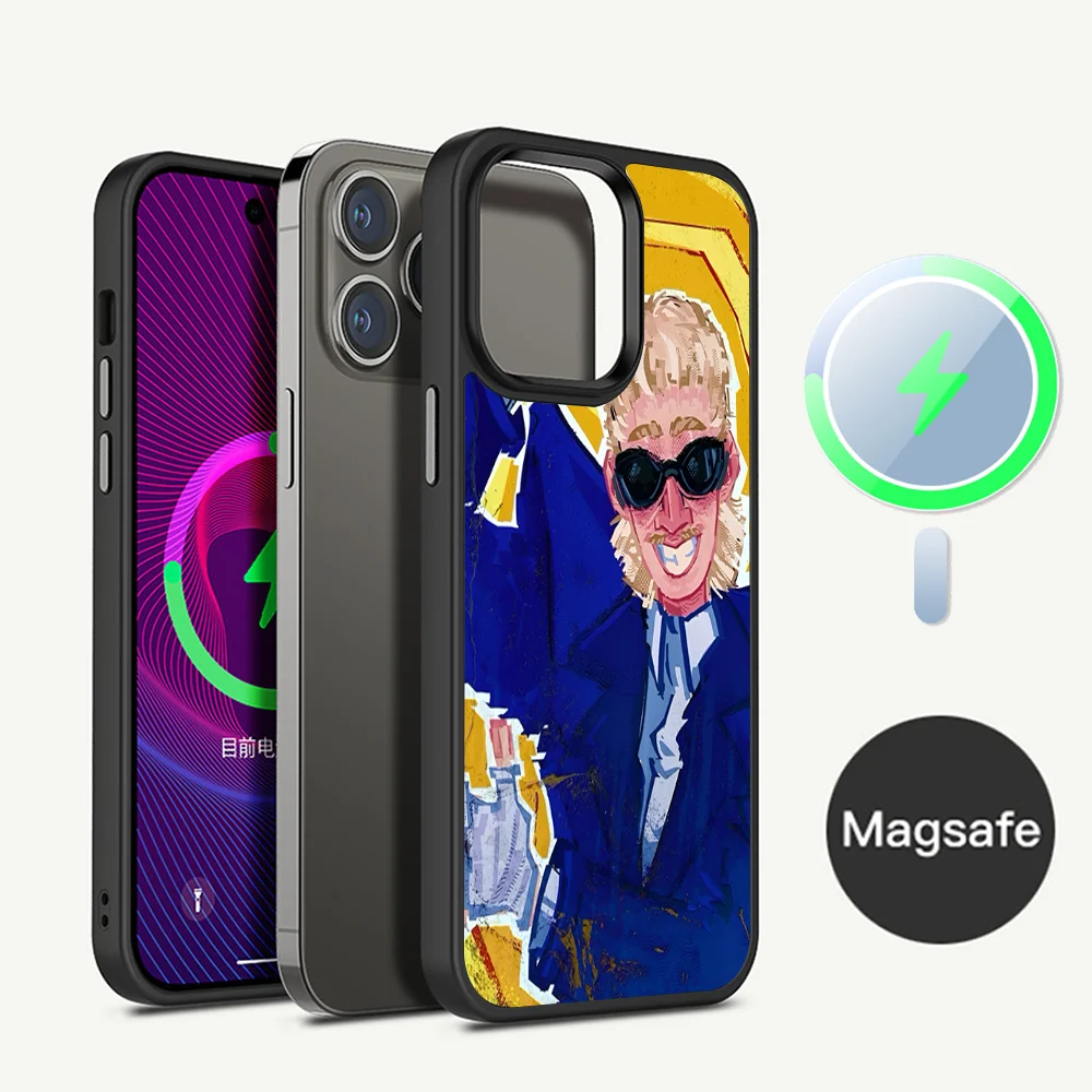 Чехол для телефона J-Joost K-Klein Rapper Singer Fryslan, магнитный чехол для iPhone 14 13 12 11 15 Pro Max Plus Mini Для Magsafe Wireles