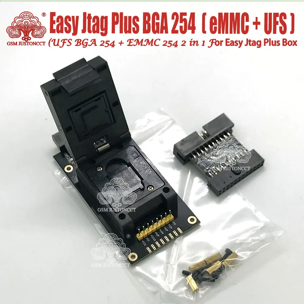 Фото Новейший ОРИГИНАЛЬНЫЙ адаптер Easy-Jtag Plus UFS BGA-254 / EMMC 254 (EMMC + UFS 2 в 1) для EASY JTAG PLUS BOX work №2