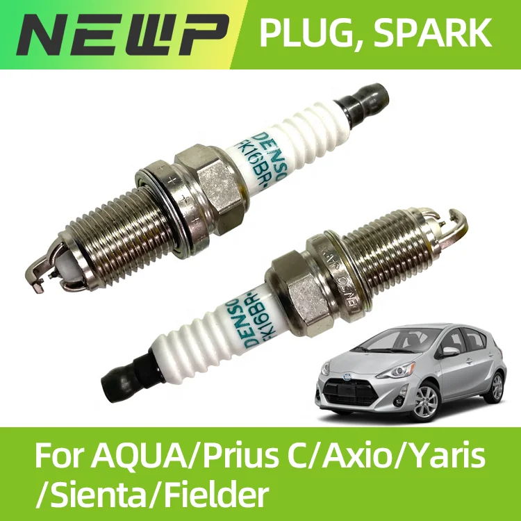 Фото 90919-01284 Иридиевая свеча зажигания для Toyota Aqua Prius C Sienta Yaris Fielder FK16BR-AL8 Свеча зажигания №2