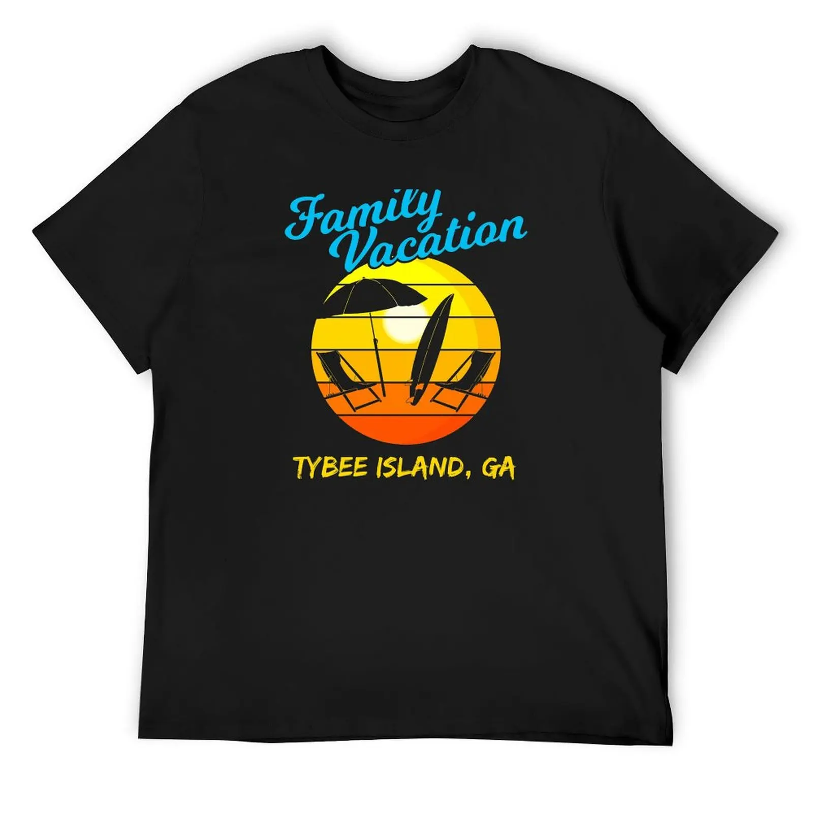 Футболка с рисунком Georgia Beach Family Vacation Tybee Island, персонализированная футболка, милые топы, одежда для мужчин