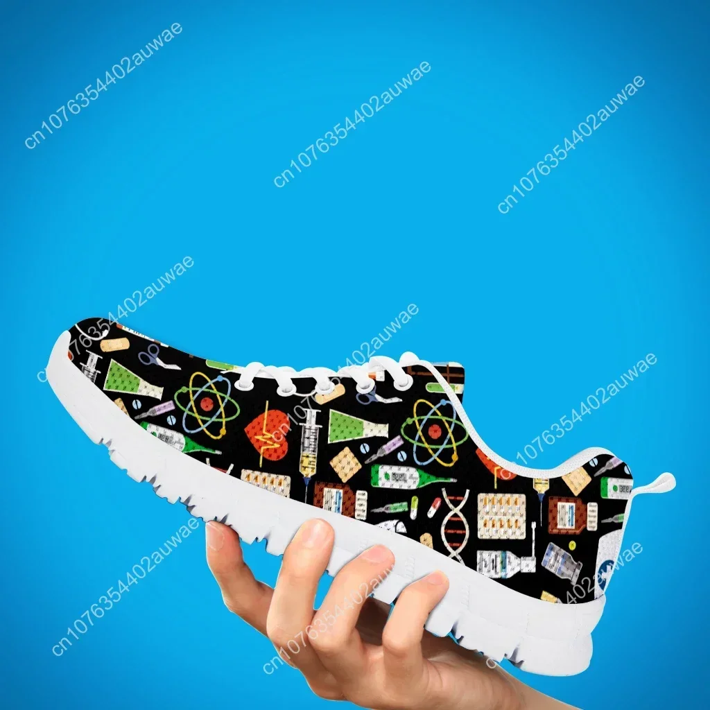 Фото Scarpe da allattamento bianche на donna pronto soccorso/scarpe da информаastica comode stampate mediche Scarpe Strate Calzature №4