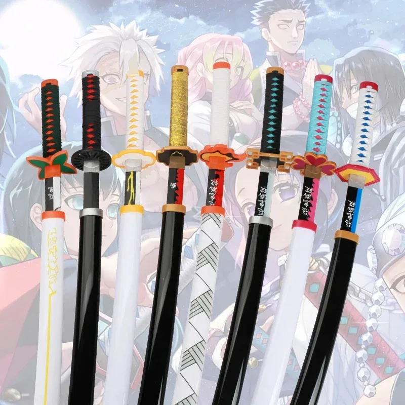 Demon Slayer Katana оружие для косплея Mitsuri Shinobu White Fire God Tanjiro деревянная игрушка меч аниме реквизит для персонажей NM21