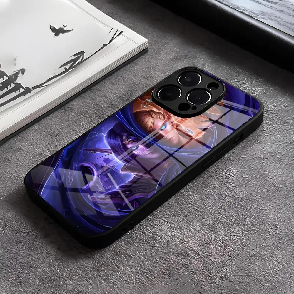 Чехол для телефона W-World Of W-Warcraft W-Wow для IPhone 17 15 Pro Max 12, 16, 14 Plus 11, 13 Pro X XR XS 7, 8 Plus SE, стеклянный чехол (art.: 3920d18a49dc0) - 3920d18a49dc0