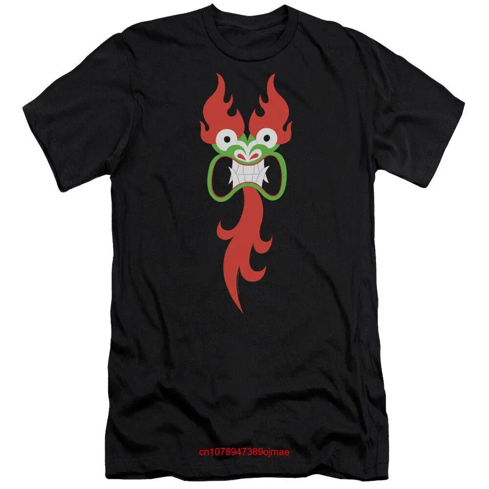 Лицензионная Мужская футболка SAMURAI JACK AKU FACE SM 6XL с длинным или коротким рукавом