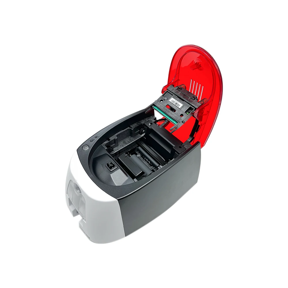 Фото Портативный принтер для карт из ПВХ Barway Evolis Badgy100, черный/цветной термопринтер на складе №4