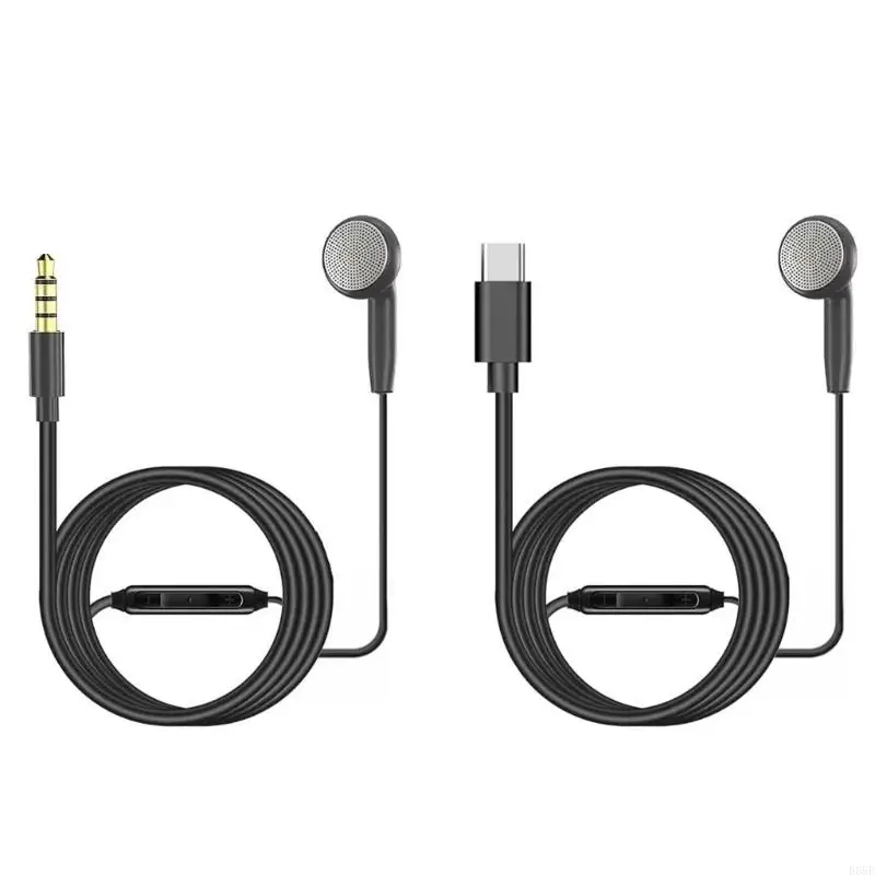 Фото E65E 3,5 мм/тип C одно боковые наушники Mono Counted Hearsets Один боковой наушник №2