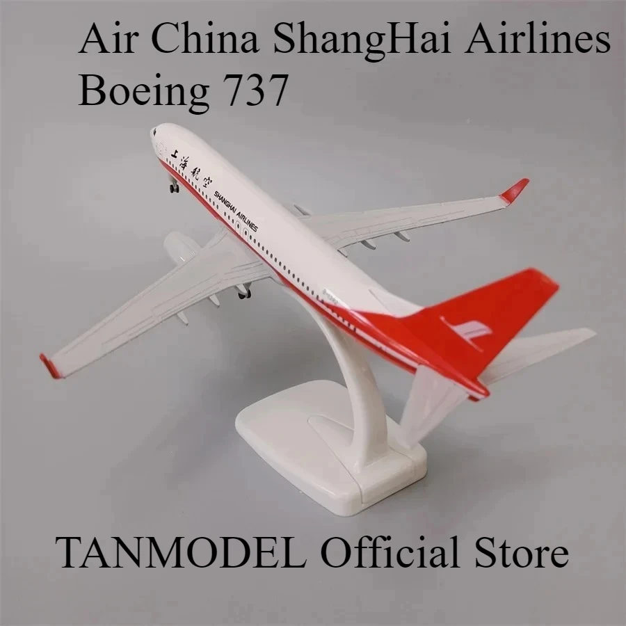 Air China ShangHai Airlines Boeing 737 B737 Airways 20 см из сплава металла, литая под давлением модель самолета, модель самолета с шасси