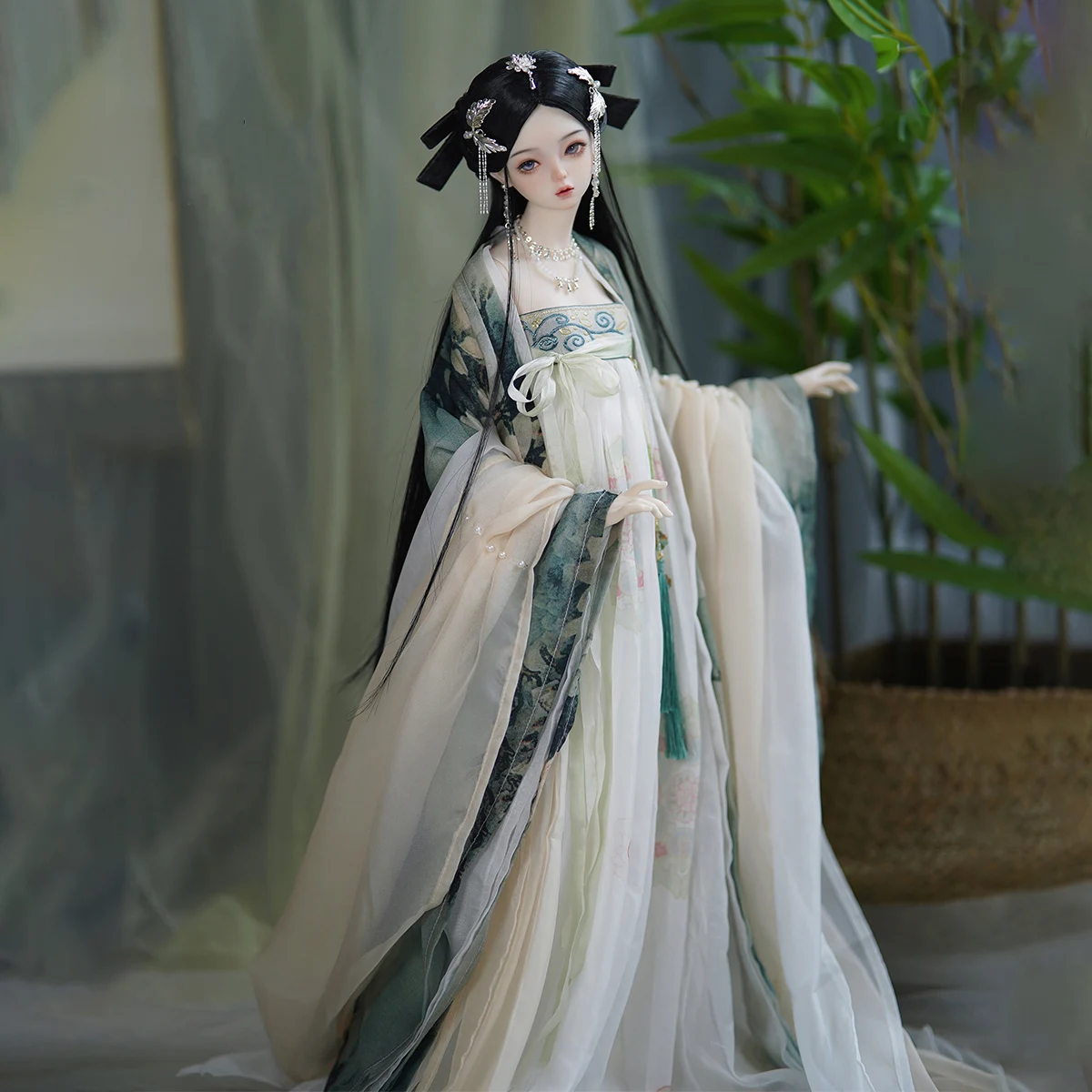 1/5 1/4 1/3 BJD древний костюм Hanfu Fairy Dress наряд для BJD/SD MSD SD13 Big Girl SSDF кукла дядя одежда аксессуары A1663