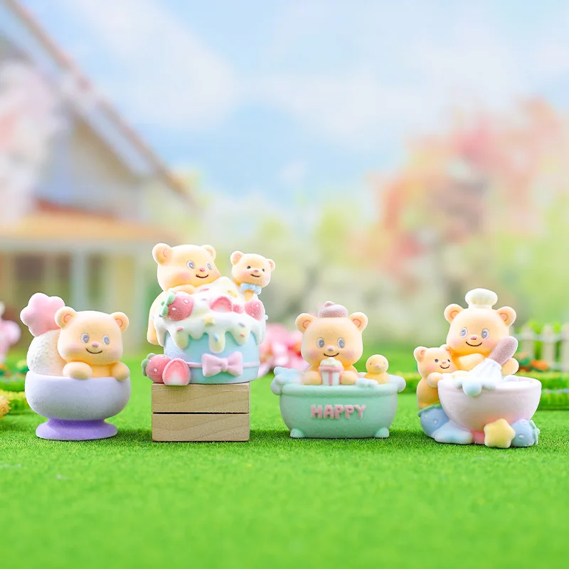 Фото MINISO милый молочный боярышник десертный медведь креативная глухая коробка игрушка украшение №2