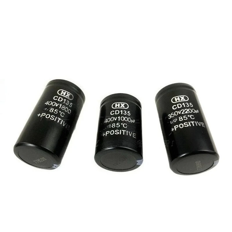 Фото HX новый конденсатор CD135 350 В 1000 мкФ 400 В 1200 мкФ 450 В 1800 мкФ 500 В 2700 мкФ алюминиевый электролитический конденсатор №2