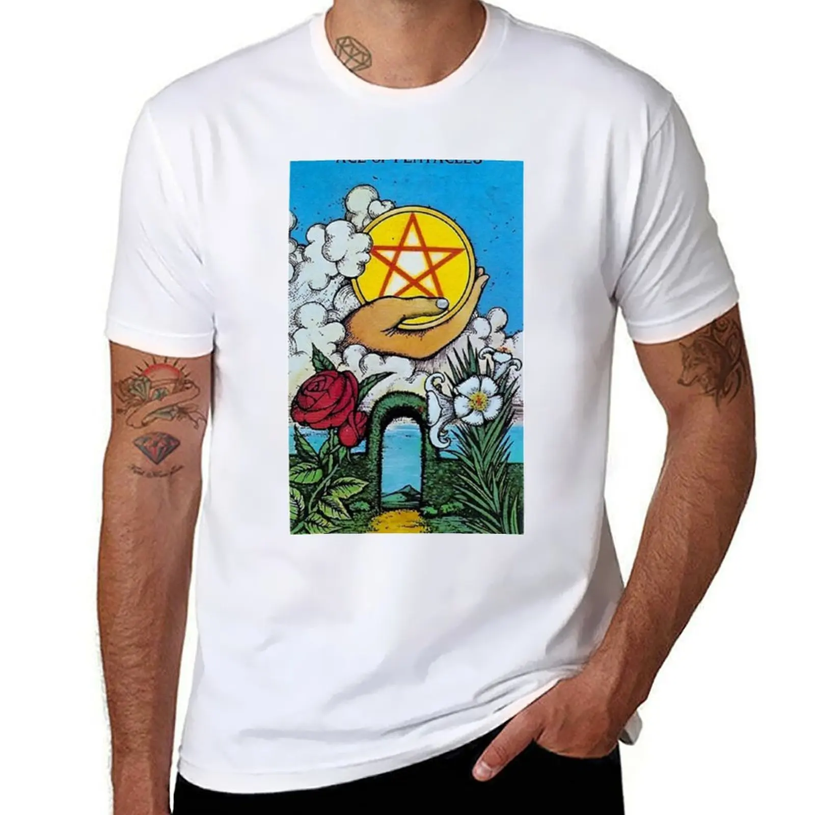 ace of pentacles T-Shirt t shirts designer essential t shirt T-Shirt