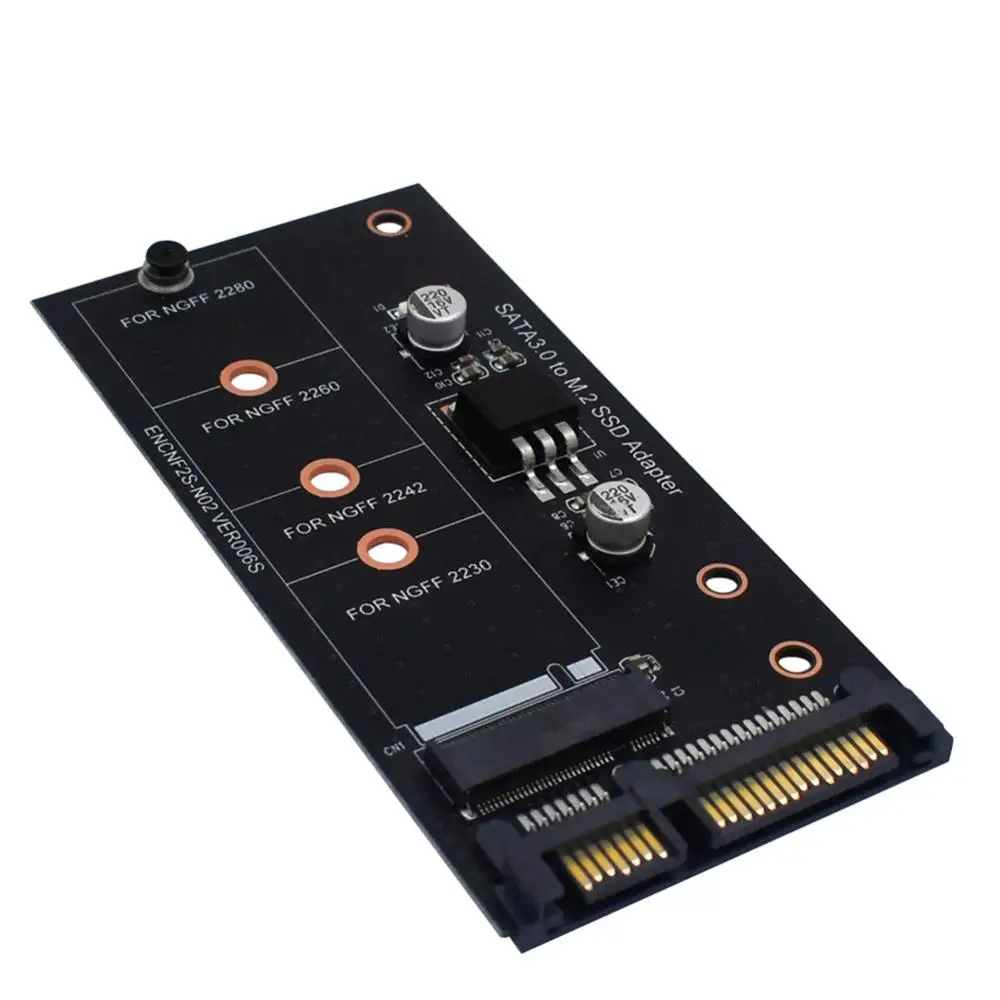 Плата адаптера с одним портом высокого качества или Sdd типа Sata3.0 на M.2 Ssd для Pci-e канала Ngff протокола, плата адаптера жесткого диска