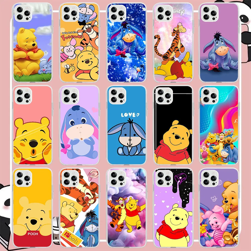 SK-26 Eeyore Winnie Silicone чехол для Infinix Hot GT 9 10 10i 10S 10T 11S 20 20i 12i 30 30i NFC Play Lite Pro