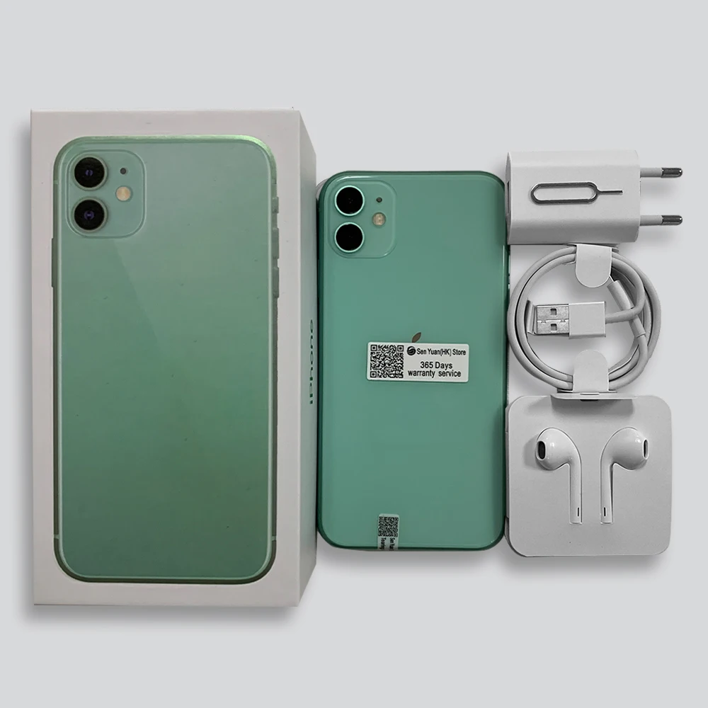 Оригинальный сотовый телефон Apple iPhone 11, 6,1 дюйма, жидкий, Retina, IPS, ЖК-дисплей, распознавание лица, A13, Оригинальный разблокированный iPhone 11, 4G LTE (art.: 3920c042d4581) - 3920c042d4581