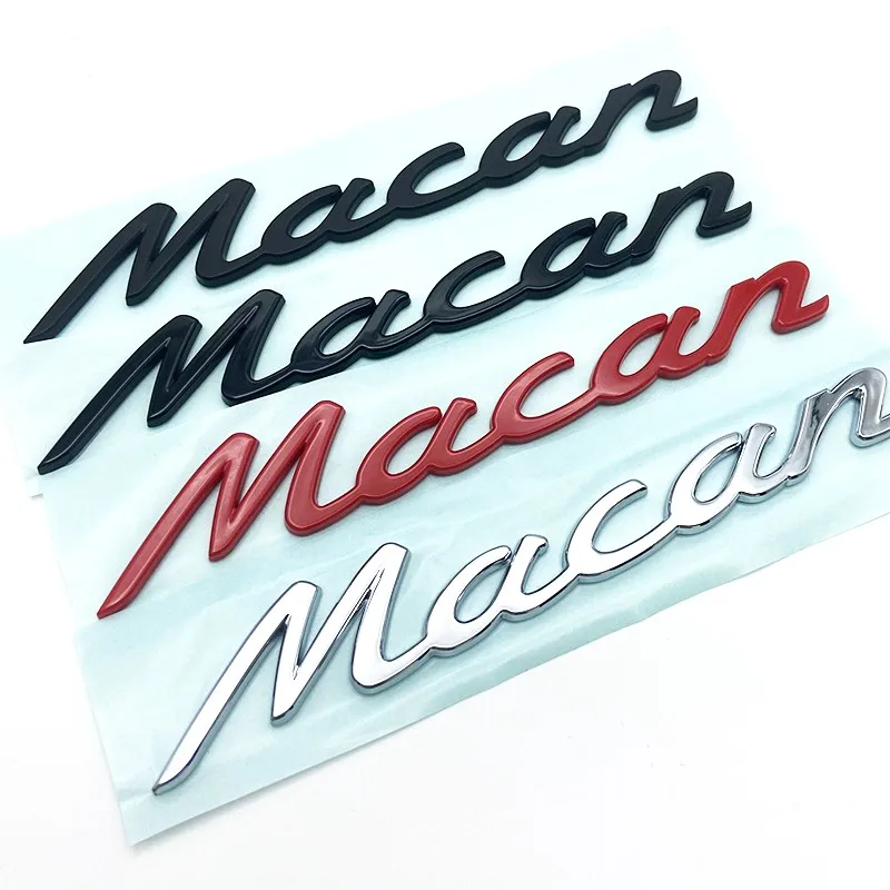 Автомобильный значок-эмблема с надписью на задней двери для Porsche Macan
