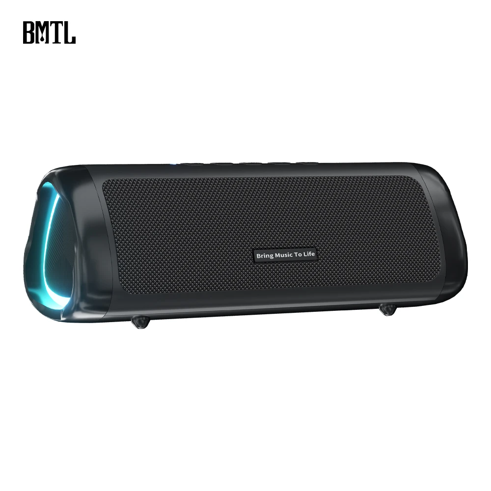 Горячая BMTL треугольная Bluetooth-колонка 20 Вт портативная 3D стереозвук беспроводная TWS водонепроницаемая Suporrt TF/AUX RGB свет дропшиппинг
