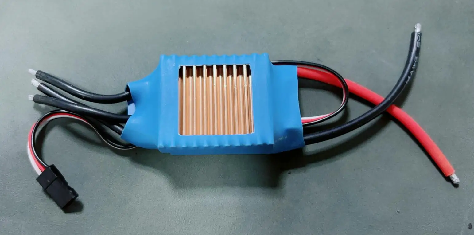 RW.RC 50A Бесщеточный Регулятор скорости ESC с радиатором из алюминиевого сплава 5V2A BEC 2S 3S для радиоуправляемых моделей heli самолет с неподвижным крылом Drone