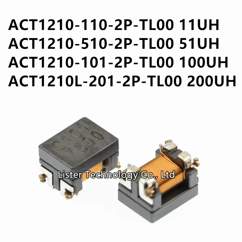 10 шт./лот, новый ACT1210-110-2P-TL00 ACT1210-510-2P-TL00 ACT1210-101-2P-TL00 ACT1210L-201-2P-TL00 3225 11UH 51UH 100UH 200UH SMD